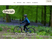 Tablet Screenshot of cyclingguides.com